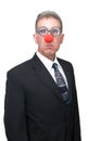 Business Clown, Funny Businessman Humor Royalty Free Stock Photo
