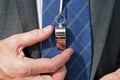 Business coach with whistle