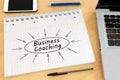 Business Coaching text concept Royalty Free Stock Photo