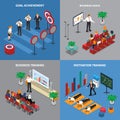 Business Coaching Isometric Concept