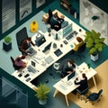 business coaching, isometric people, 3D person concept with different ways of training and development, the business process of