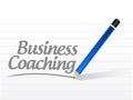 business coaching message sign concept