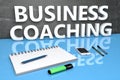 Business Coaching text concept Royalty Free Stock Photo