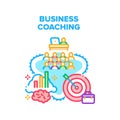 Business Coaching Trainer Vector Concept Color