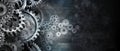 Business Cogs Technology Banner Background Royalty Free Stock Photo