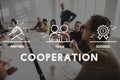 Business Collaboration Teamwork Corporation Concept Royalty Free Stock Photo