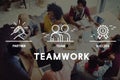 Business Collaboration Teamwork Corporation Concept Royalty Free Stock Photo