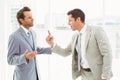 Business colleagues in argument at office Royalty Free Stock Photo