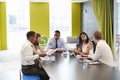 Business colleagues having an informal meeting at work Royalty Free Stock Photo