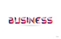 business colored rainbow word text suitable for logo design