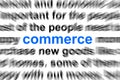 Business and commerce concept Royalty Free Stock Photo