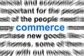 Business and commerce concept Royalty Free Stock Photo