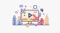 Business Communication Failure Alert Message Icon Symbol