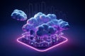 Business communication networking technology storage web cloud concept computing connect cyberspace Royalty Free Stock Photo