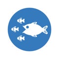 Business, competition, competitors icon, fish hunting