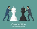 Business competition concept. Royalty Free Stock Photo