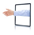 Business Computer Tablet Marketing Royalty Free Stock Photo