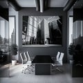 business concept art of an elegant office space Royalty Free Stock Photo