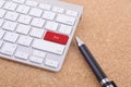 Business concept: computer keyboard with word Exit on enter button Royalty Free Stock Photo