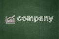 Business concept: Growth Graph and Company on