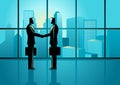 Two businessmen shaking hands Royalty Free Stock Photo