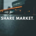 business concept : market share Royalty Free Stock Photo