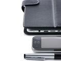 Business concept. Mobile phone, tablet pc and pen Royalty Free Stock Photo