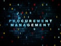 Business concept: Procurement Management on