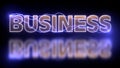 Business Concept theme, Futuristic And cinematic Business Title or text with nice Cyberpunk lighting effect, Business background,