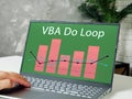 Business concept about Visual Basic for Applications VBA Do Loop with sign on the piece of paper