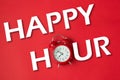 Happy hour with classic clock