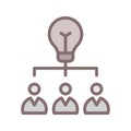 Business conceptions fill vector icon which can easily modify or edit