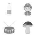Business, concert, profession and other web icon in monochrome style., forest, food, search, icons in set collection.