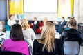 Business conference, training event or roundtable meeting Royalty Free Stock Photo