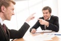 Business confrontation. Royalty Free Stock Photo