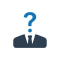 Business Confusion Icon Royalty Free Stock Photo