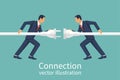 Business connection concept Royalty Free Stock Photo
