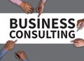 BUSINESS CONSULTING CONCEPT Royalty Free Stock Photo