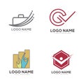 Business and consulting logo and icon design