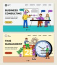 Business Consulting and Time Management Website