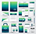 Business corporate identity template set with logo Royalty Free Stock Photo