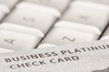 Business Credit Card On Laptop Royalty Free Stock Photo