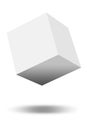 Business Cube shape white