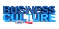 Business culture on white Royalty Free Stock Photo