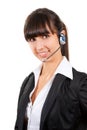 Business customer support operator Royalty Free Stock Photo