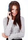 Business customer support operator Royalty Free Stock Photo