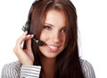 Business customer support operator Royalty Free Stock Photo