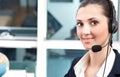 Business customer support operator Royalty Free Stock Photo