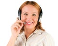 Business customer support operator Royalty Free Stock Photo