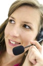 Business customer support operator Royalty Free Stock Photo